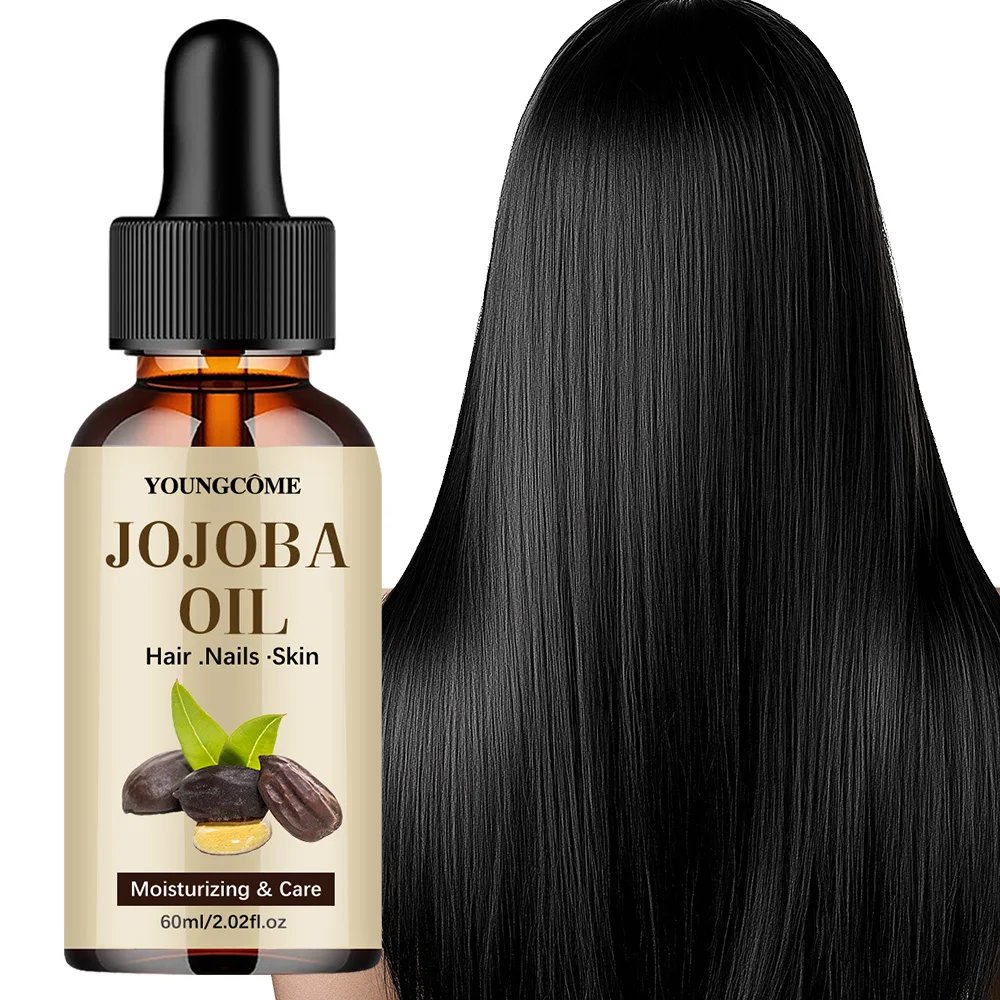 Huile de jojoba biologique soin cheveux et peau