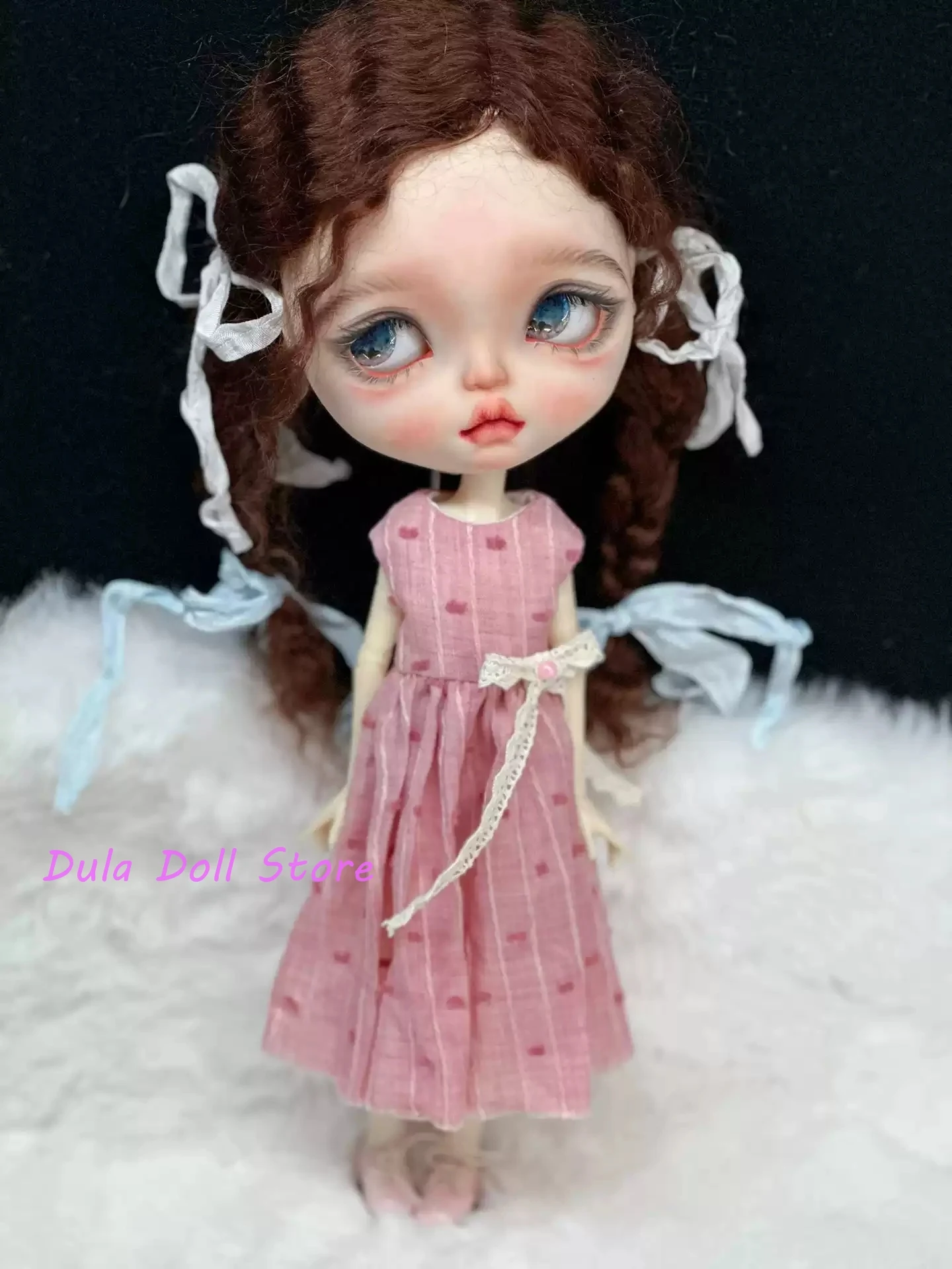 

Одежда для куклы Dula платье розовое платье Blythe ob24 ob22 Azone Licca ICY jerfish 1/6 аксессуары для кукол Bjd