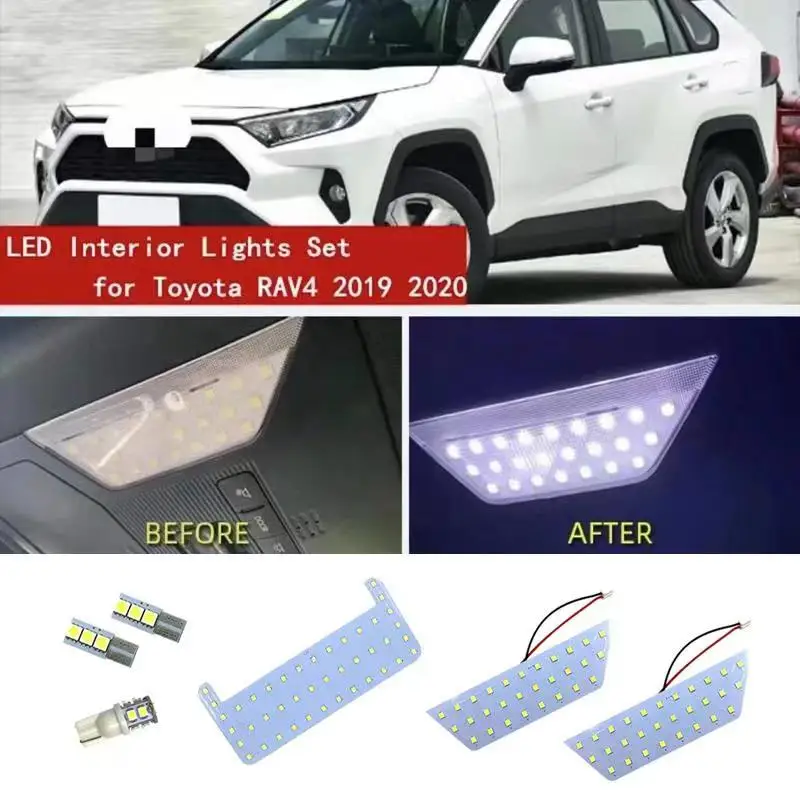 Для Toyota RAV4 XA50 2019 2020 2021 RAV 4 MK5 автомобильные ночные внутренние купольные