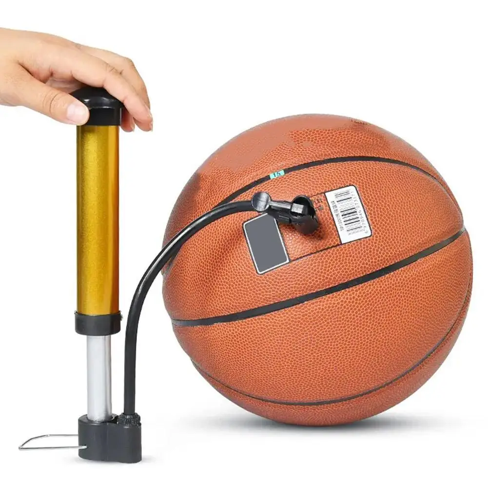 Mini Bicycle Pump Manual Inflator Device Bike Wheel Football Basketball Pumps Air Ball Pumping Cycling Accessories