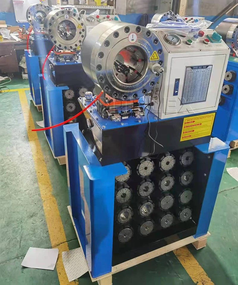 BNT-P69 Electric hydraulic hose crimping machine 2 inch with quick dies tool and dies storage 2