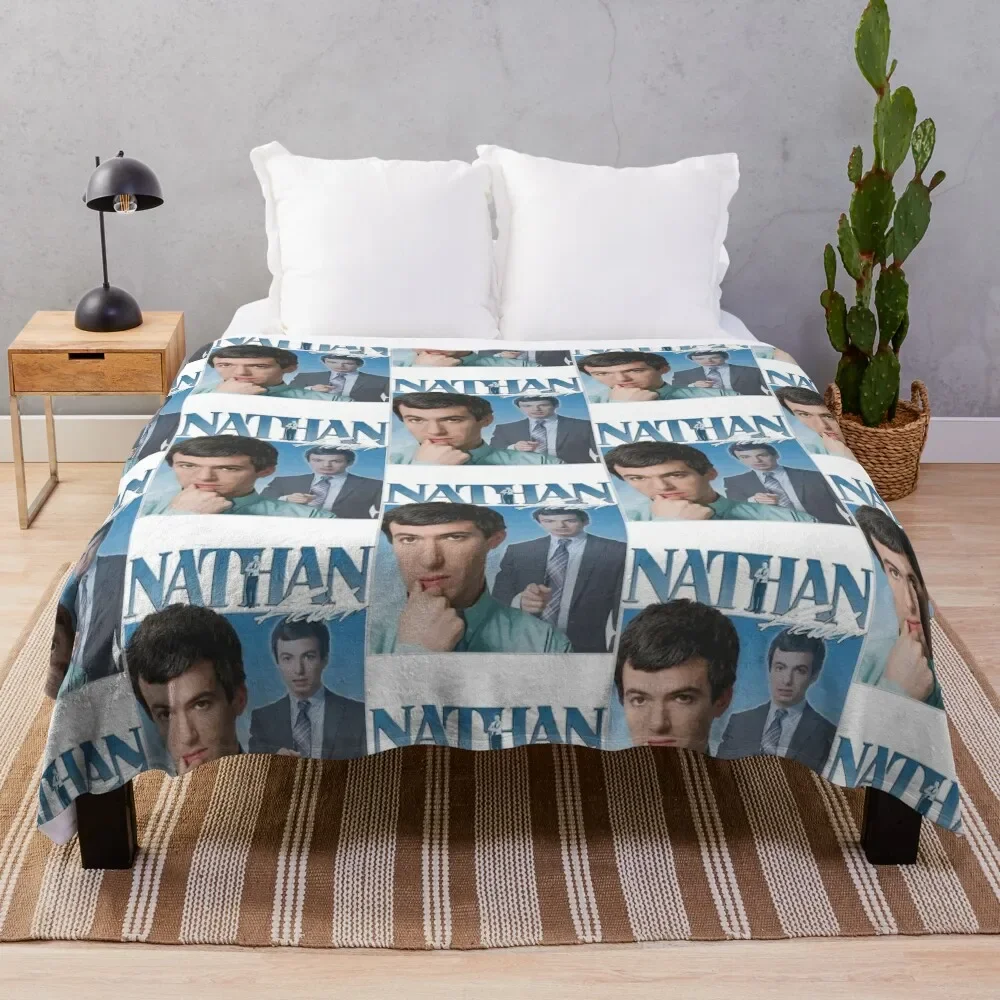 

Nathan Fielder, 90's, Vintage, Throw Blanket wednesday Travel Blankets For Bed Thin Blankets