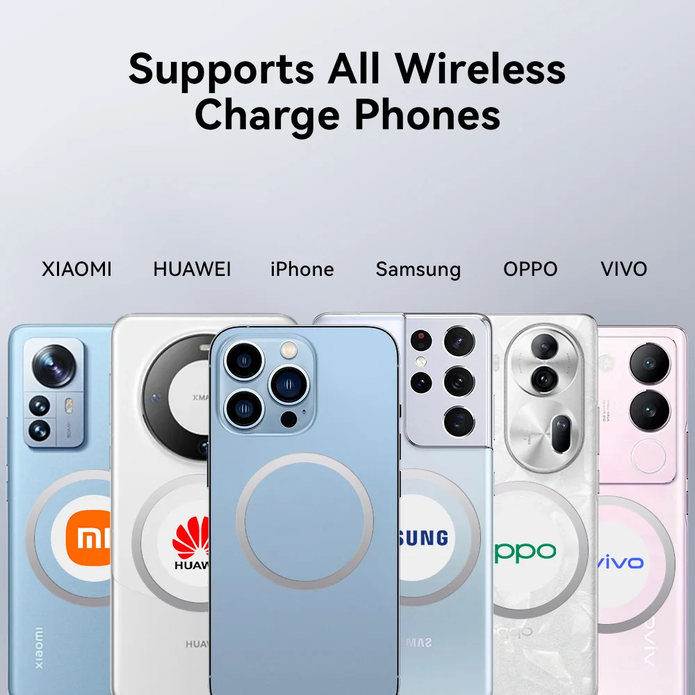 MOVESPEED S05 Wireless Magnetic Power Bank 5000mAh PD20W Portable Mini External Battery Charger for iPhone15Pro Samsung Xiaomi