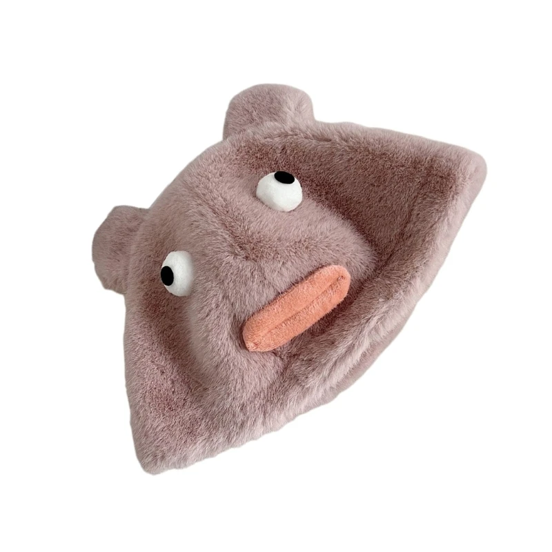 사랑스러운 플러시 곰 모자 방풍 따뜻한 해골 모자 풀오버 비니 여성 재미 있은 모자
