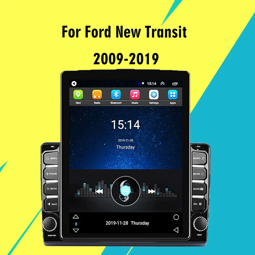 9.7" Tesla Screen For Ford Transit 2009-2019 Car Multimedia Player GPS Navigator 4G Carplay Android Autoradio Stereo Head Unit |