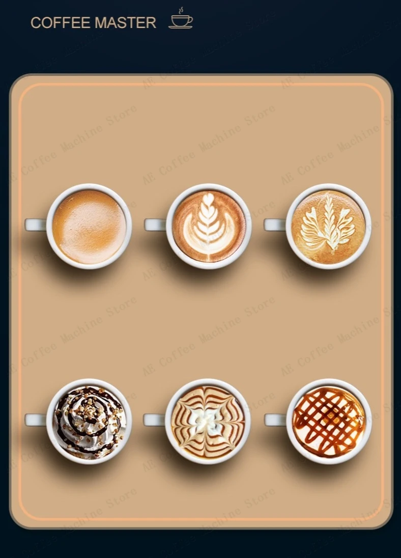 Description Picture 6 of item20bar Espresso Machine Semi-automatic Household High-pressure Extraction Coffee Machine Multi-function Steam Milk Frother