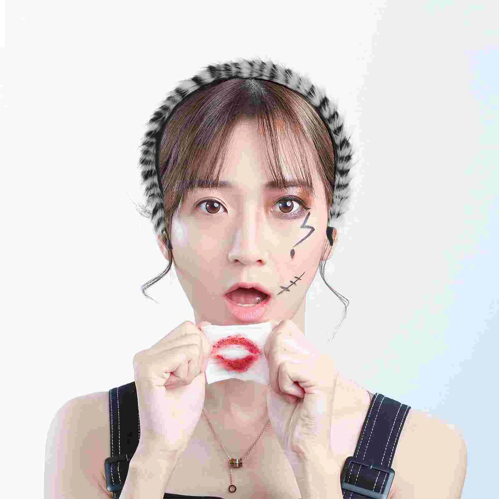 

Hair Accessories Girls Plush Headband Fuzzy Women Multicolor Fluffy Washing Face Makeup Women's
