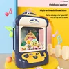 Cute Rabbit Claw Doll Machine Toy Mini Coin Machine with Lights Music Household Interactive Random Dolls Machine Toys for Kid 1
