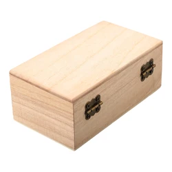 Premium Wooden Square Box for Home Organization and Wedding Accessories