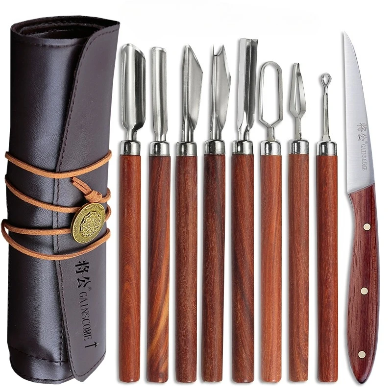 Stainless Steel Fruit Carving Knife Set for Kitchen Decoration