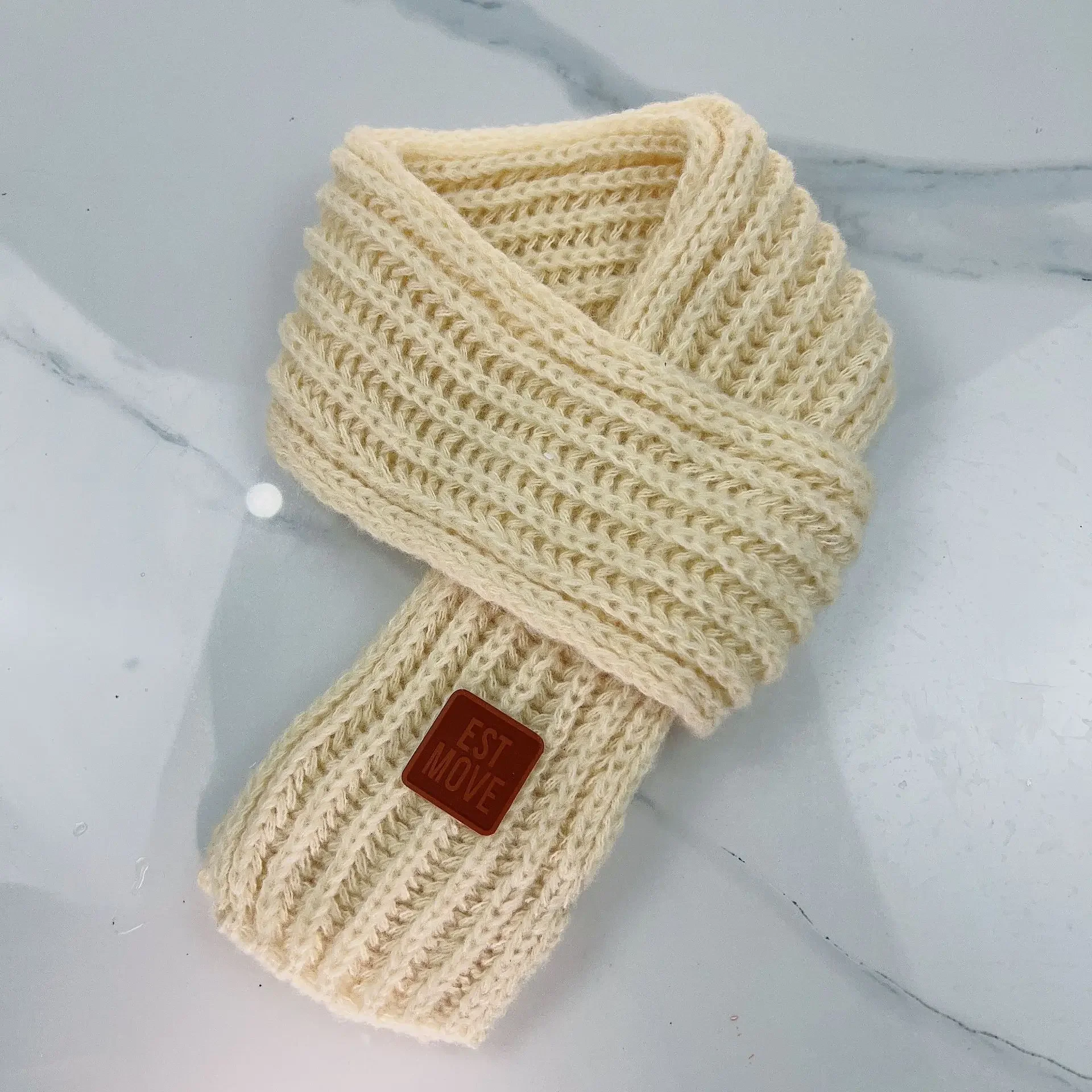 Winter Knitted Scarf Kids Boys Girls Fashion Warm Children Neck Warmer Wrap Soft Baby Shawls Winter Baby Clothing Baby Scarf