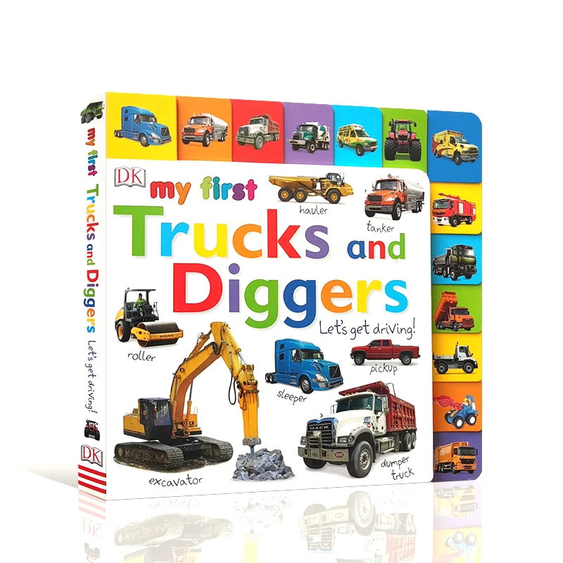 

Milumilu DK My First Trucks And Diggers Let's Get Driving Original English Books