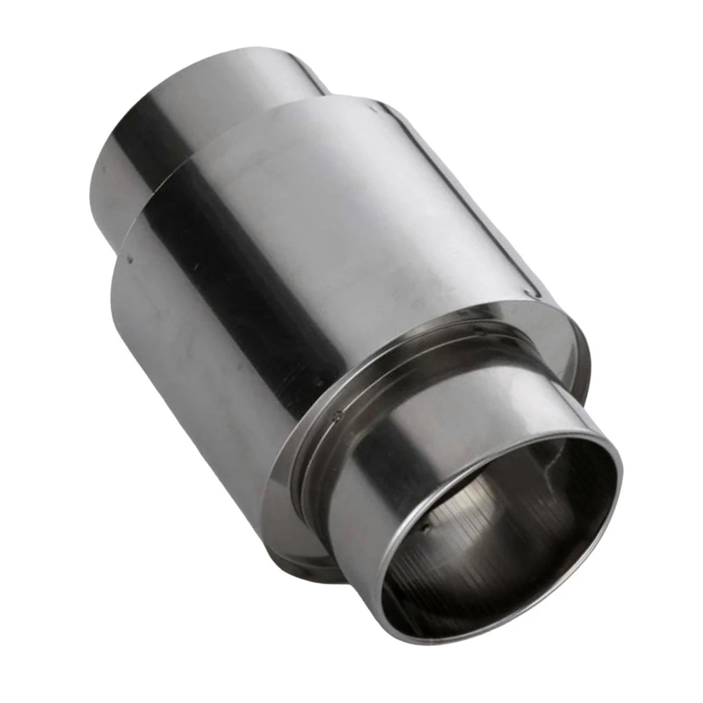

1pc 60mm Stove Pipe Chimney Tent Pipe Flue Extension Tube Adapter Gas Water Heater Anti Backflow Check Valve Wind Cap Parts