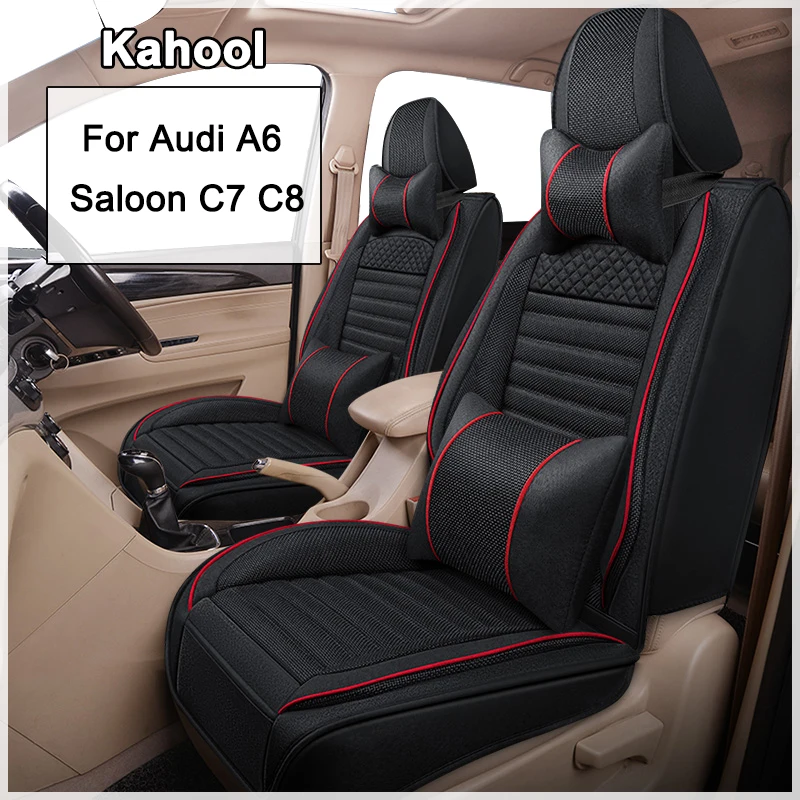 Kahool Car Seat Cover For Audi A6 Saloon Sedan C7 C8 2010 2023 Auto Accessories Interior (1seat