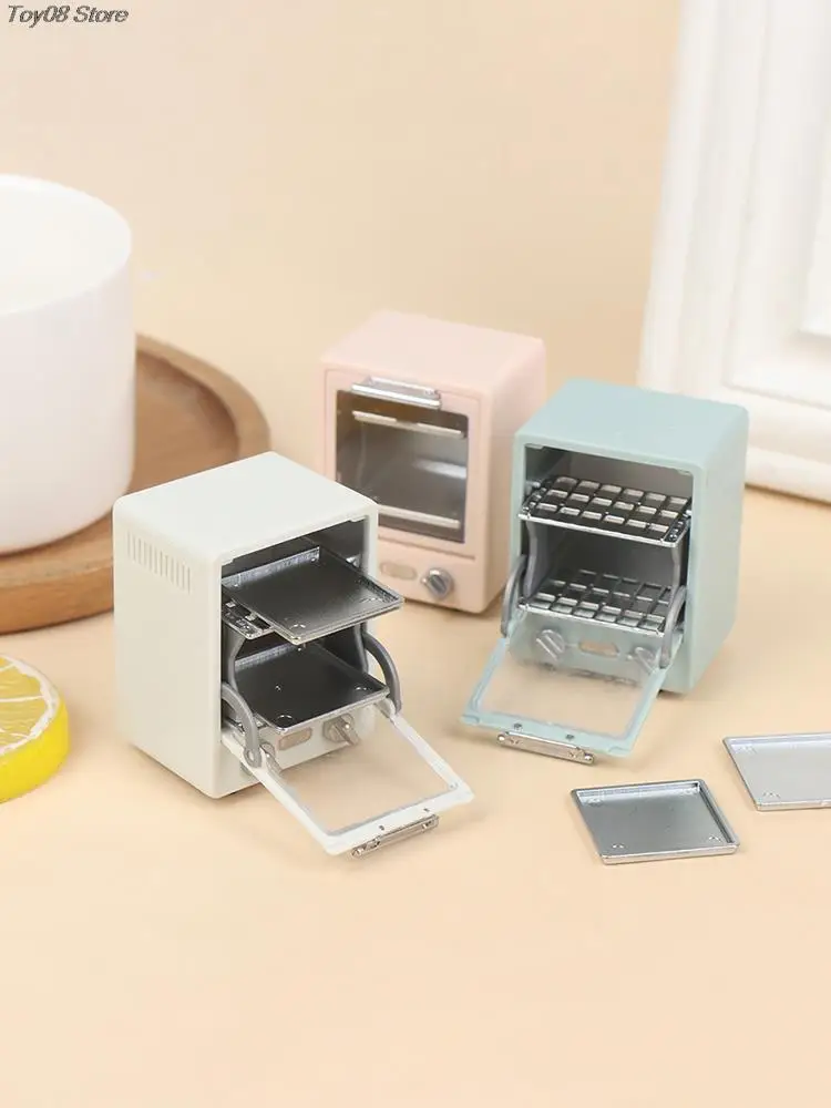 Pretend Kitchen Toys Kitchen Toys Dollhouse Furniture Set Doll House Toys 1Pc Simulation Miniature Dollhouse Oven Play Kitchen Baking Dish Bread Retro Refrigerator Model Doll Mini Furniture Toy Decor