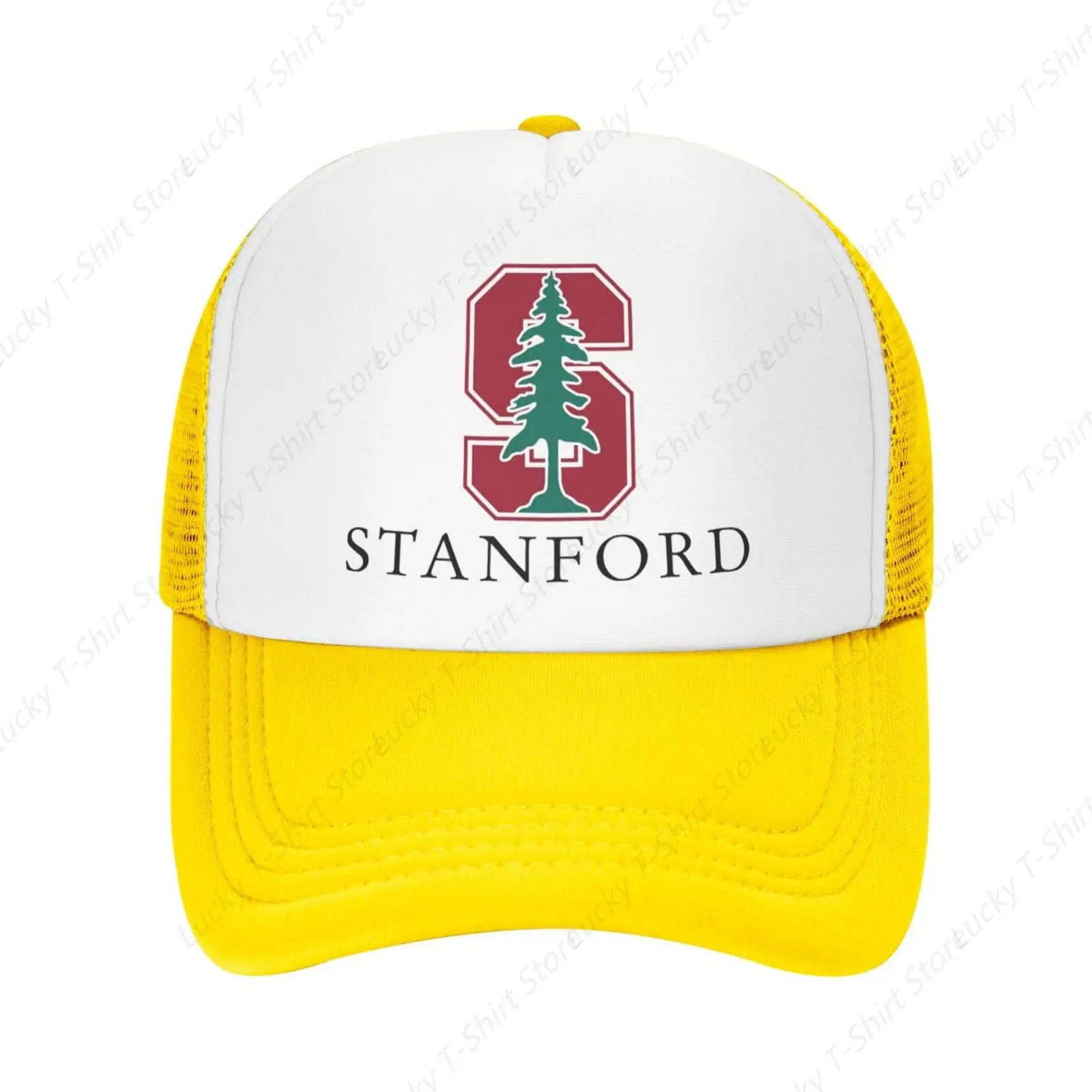 Stanford University Trucker Hats Women Mens Baseball Cap Fashion Ball Dad Caps Unisex Mesh Hats for Casual GYM Travel Headwear 2