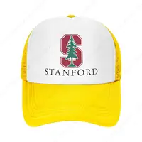 Stanford University Trucker Hats Women Mens Baseball Cap Fashion Ball Dad Caps Unisex Mesh Hats for Casual GYM Travel Headwear 2