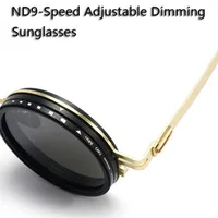 ND2-400 Adjustable Dimming Glasses ND Filter UV400 Polarized Sunglasses With Glasse Case 9 Level Fishing Sunglasses Outdoor 3