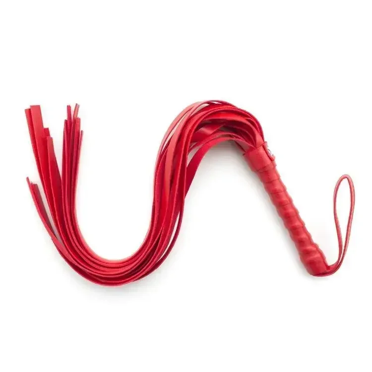 44cm PU Leather Whip Flogger Plush Nylon Plush Sex Handcuffs Bondage Exotic Accessories Toys For Couples Adults Games