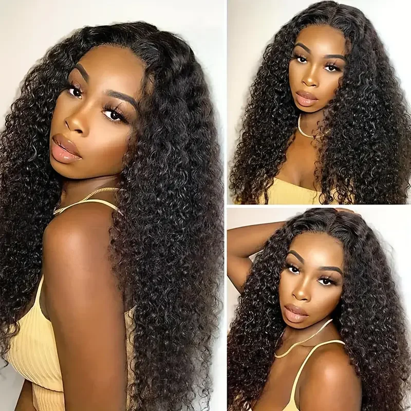 Brazilian 3 Bundles Afro Kinky Curly Hair Extension 100% Human Hair Unprocessed Curly Weave Bundles Virgin Human