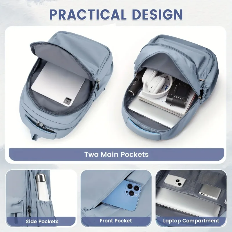 Backpack for Female College Students, High School Girls, Middle School Girls, Versatile, Suitable for Boys, Daily Outdoor Use.