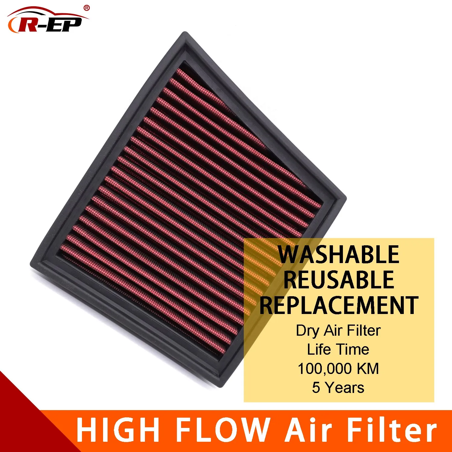 REPCarHighFlowPerformanceAirFilterFitsForFordFiestaEcoSport