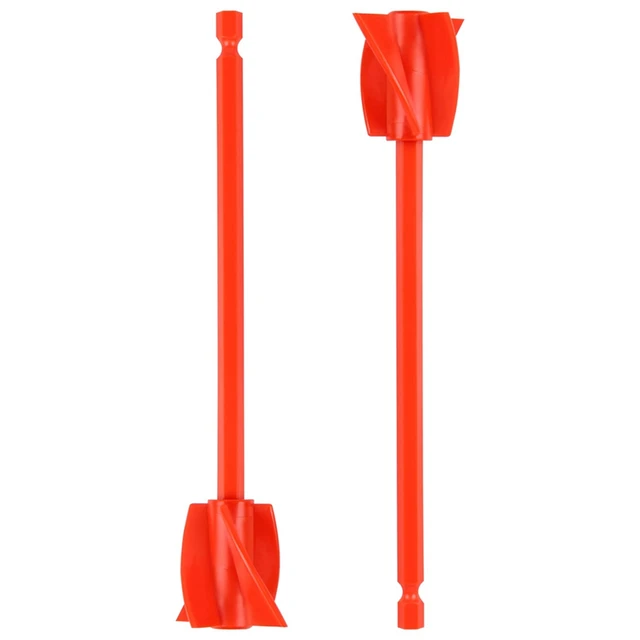 Paint stirrer paddles