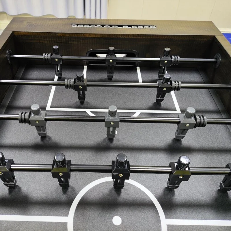 Solid wood American standard football table 8-pole Bobby football machine table game against parent-child interaction