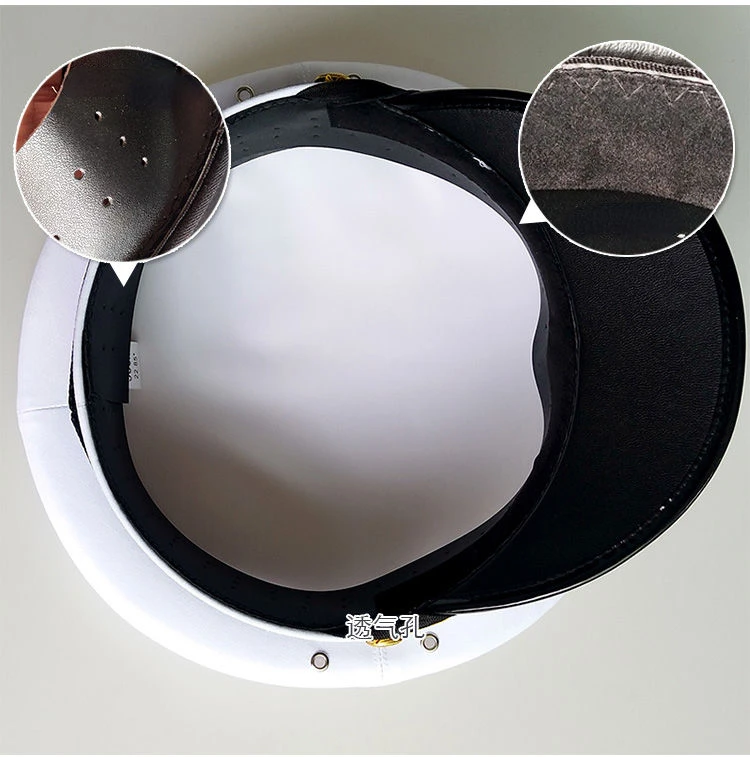 Captain's Hat Big Cornice Hat Aviation Cap Pilot's Hat sailor hat