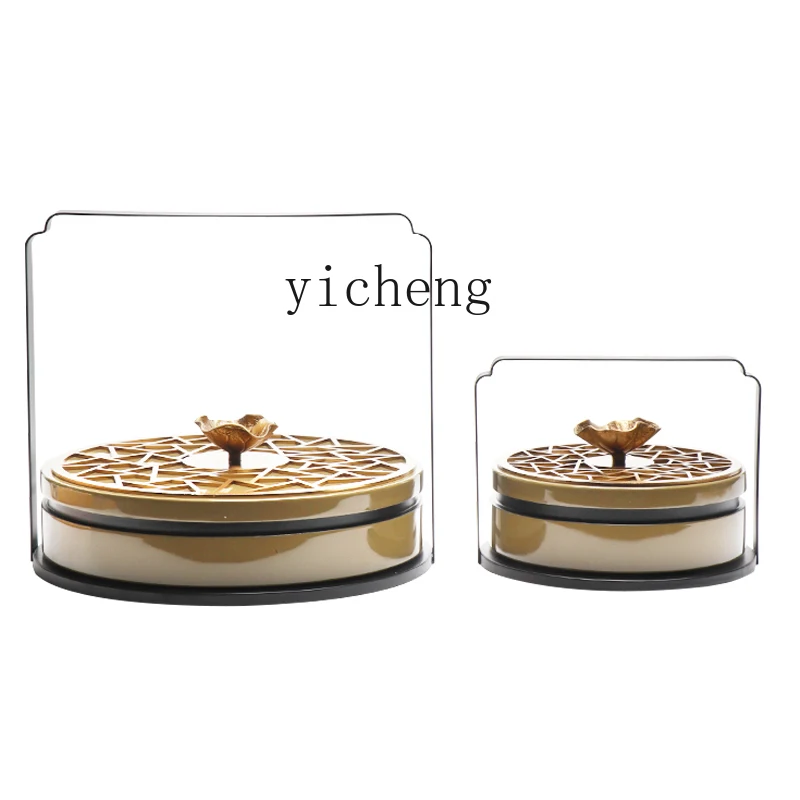 

Zk New Chinese Creative Window Decoration Jewelry round Box Model Room Home Decoration Living Room Bedroom Soft Decoration