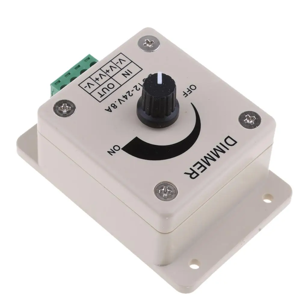 Marine 12V LED Strip Lights PWM Dimming Controller Dimmer For Inflatable Boat Yacht Dinghy Kayak Accessories 1pcs