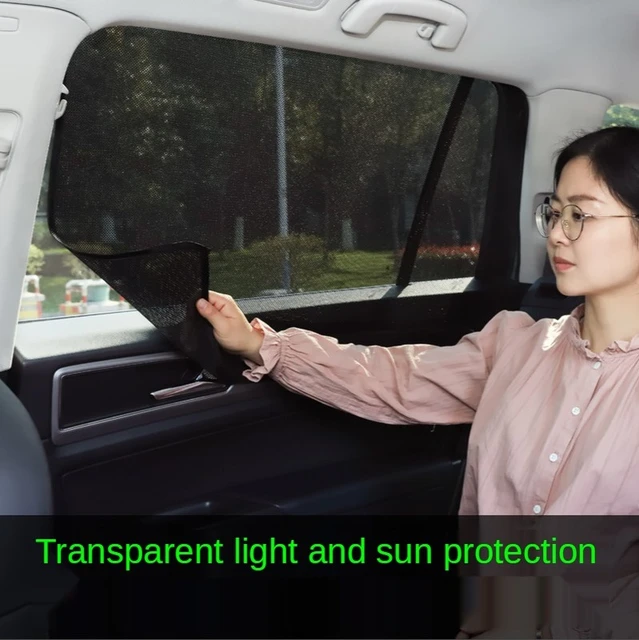 Pare-soleil magnétique pour fenêtre de voiture, rideau de protection UV,  pare-soleil pour vitres latérales