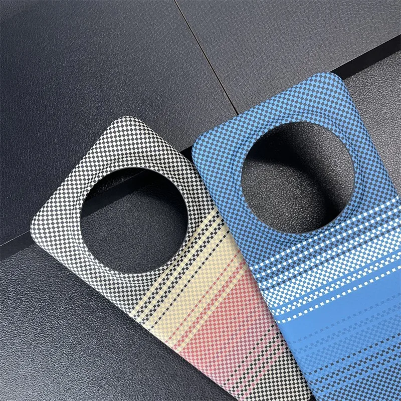 Carbon Fiber Grain Slim Protective Phone Case - Hard Shell Back Cover