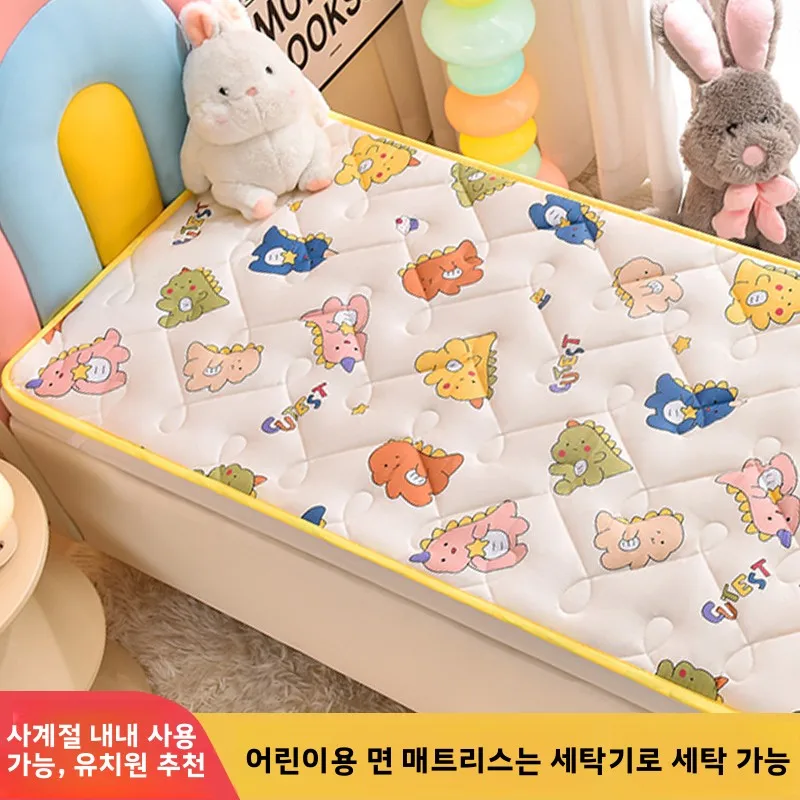 모던 심플 스타일 아동용 매트리스 사계절 유치원 낮잠 매트  초등학생용
