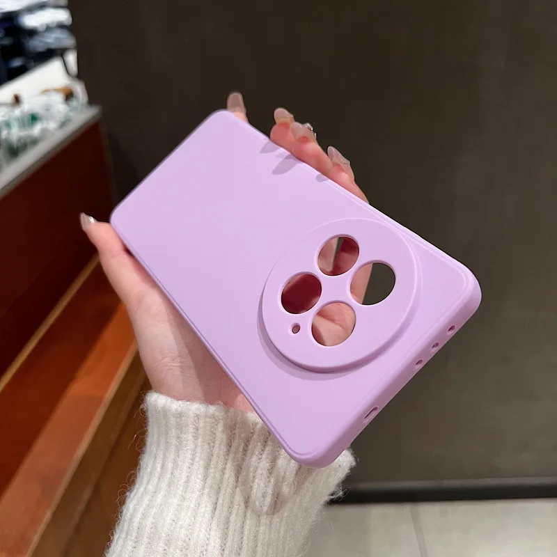 Shockproof Slim Solid Color Silicone TPU Phone Case Cover