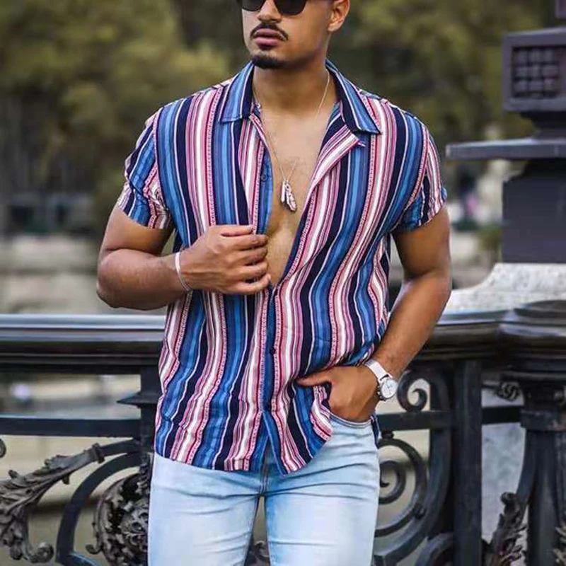 summer button up shirts mens