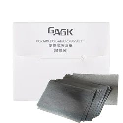 100PC Bamboo Blotting Papers with Mirror & Makeup Puff for Refreshing Oil Control and Facial Care