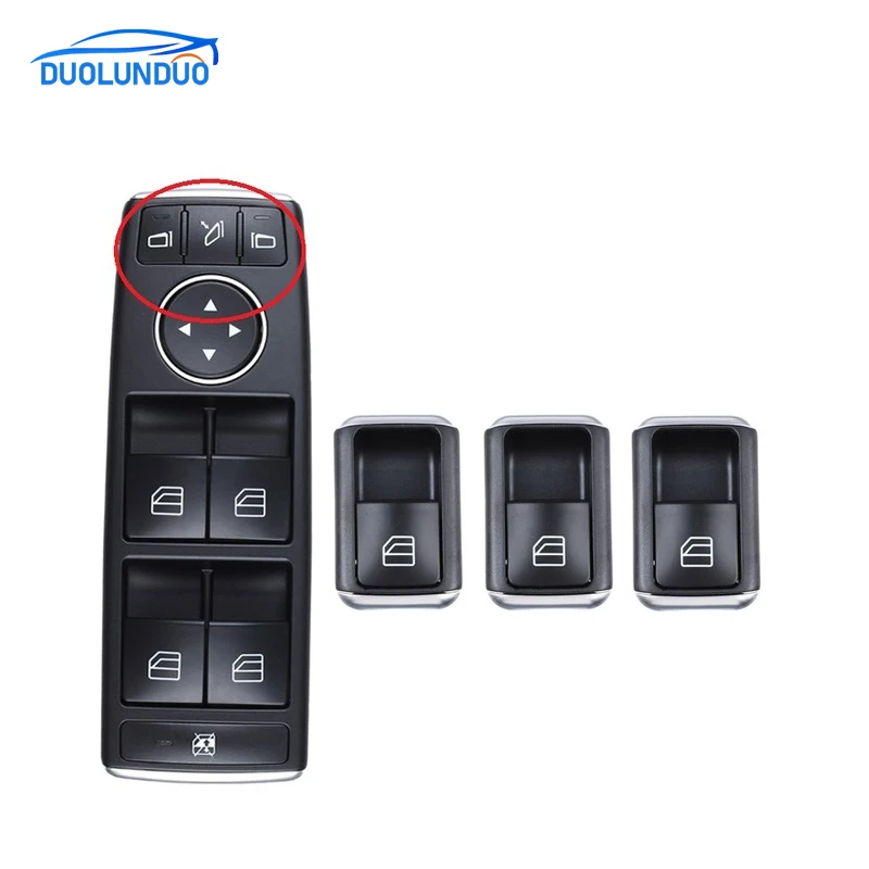 

New 2049055402 2048700251 Car For Mercedes Benz W204 W212 C E GLK Class Electric Power Master Window Switch Button