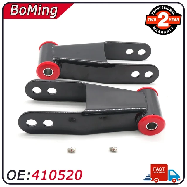 Fdit Manilles de chute arrière Kit de nivellement de manille arrière de 1 à  1,5 po 2 pièces de remplacement pour camion Chevy