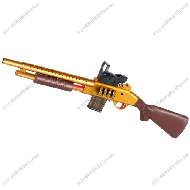 Soft Bullet Toy Gun Toy Shotgun Shell Ejecting Sliding Loading Toy Guns for Indoor Outdoor Role Game Halloween Gift 5