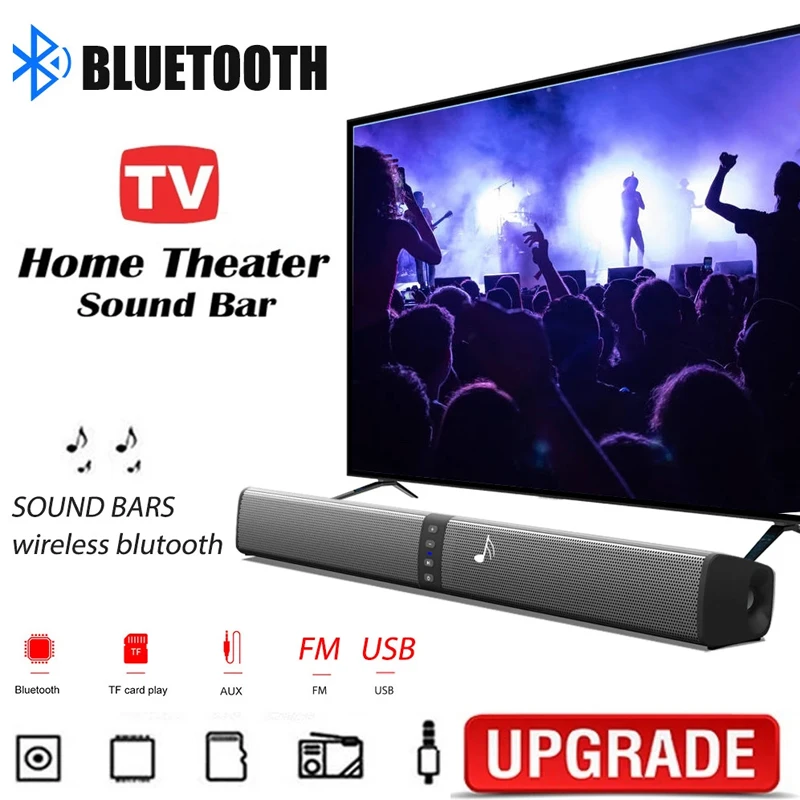 BS-36 Wireless Bluetooth Speakers TV Sound Bars Detachable Sound bar Home Theater Dual Connection Methods for TV PC Smartphone - ANKUX Tech Co., Ltd