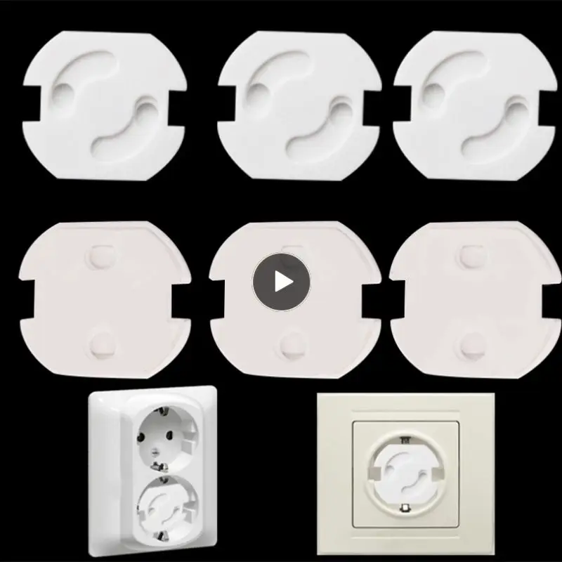 Qdos Safety StayPut - Cubierta De Enchufe De Una Sola Toma De Corriente, Color Blanco, Ajuste Seguro Y Bordes Biselados Que Evitan Que Los Dedos Pequeños Se Quiten A Diferencia De