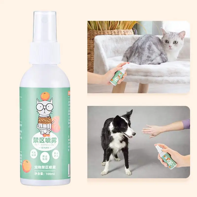 Stop Cat Spraying 100ml Citrus Cat Spray For Scratching Protect Plants Floors Carpets Establish Boundaries Furniture Sofas Rugs cat scratch deterrent spray