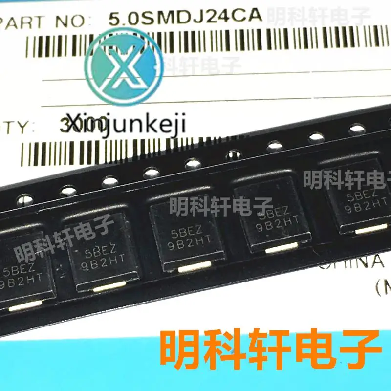 

30 шт. Оригинальный Новый 5,0 smdj24ca SMD супрессорный диод