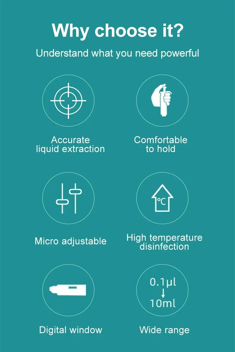 JOANLAB Autoclavable Digital Adjustable Micropipette with Pipette Tips High-quality laboratory micropipette with adjustable volume settings and autoclavable design, complete with pipette tips. High-quality laboratory micropipette with adjustable volume settings and autoclavable design, complete with pipette tips. Sdf19a8a7778a4cb3a71807d81e04bd5cg -