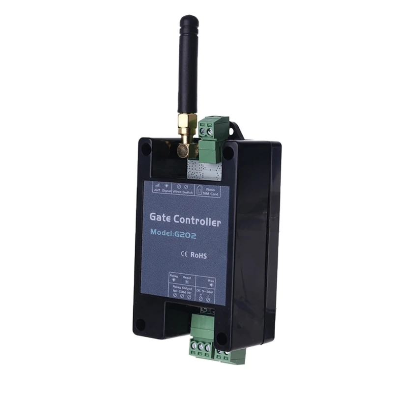 

2G GSM пульт дистанционного управления для мобильного телефона, устройство открывания дверей, без ограничения расстояния, черный