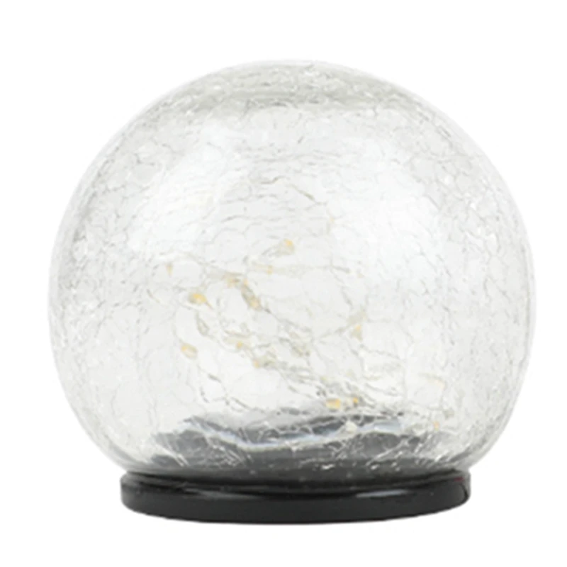 

Популярная уличная лампа JFBL на солнечной батарее для двора, светильник с трещинами и стеклянным шариком для газона, садовое украшение, светильник для ландшафта, тёплая фотолампа