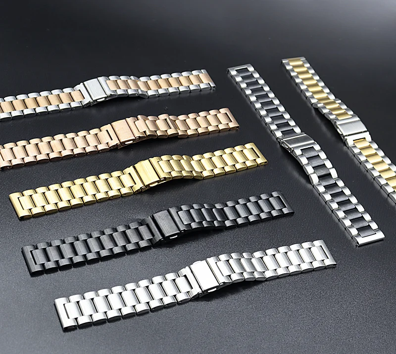 Premium Stainless Steel Band Bracelet for Smart Watches - Durable Metal Watch Strap for a Sophisticated Look