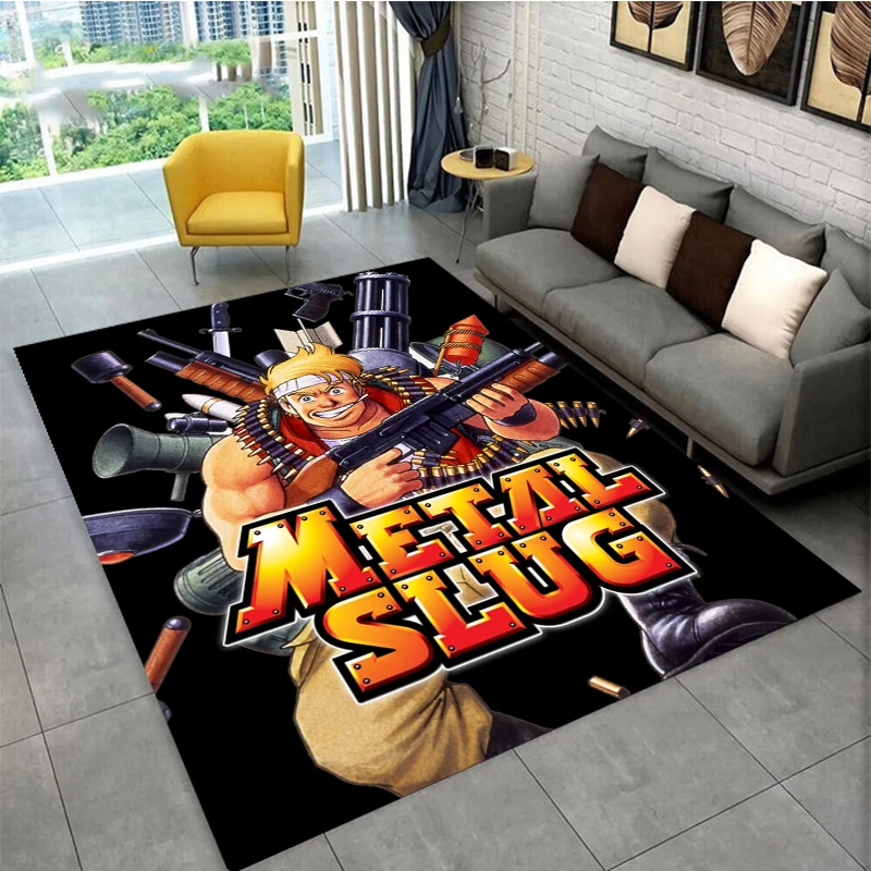 

Cartoon Alloy Bullet Game Floor Mat Fashion Carpet Living Room Large Carpet Bedside Window Carpet Gift Bedroom Decoration