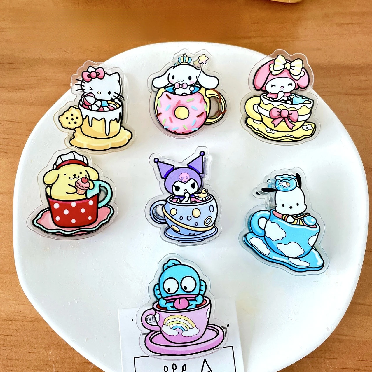 

Sanrio Kuromi почтовый кошка моя мелодия зажим для запечатывания Примечание pp зажим ins Девочка студенческая кавайная мультяшная фотография